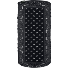 Šatka ZAN - Paisley Black Fleece